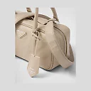 PP Small antique nappa leather top handle bag – Desert Beige