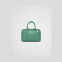 PP Medium antique nappa leather top handle bag – Sage Green