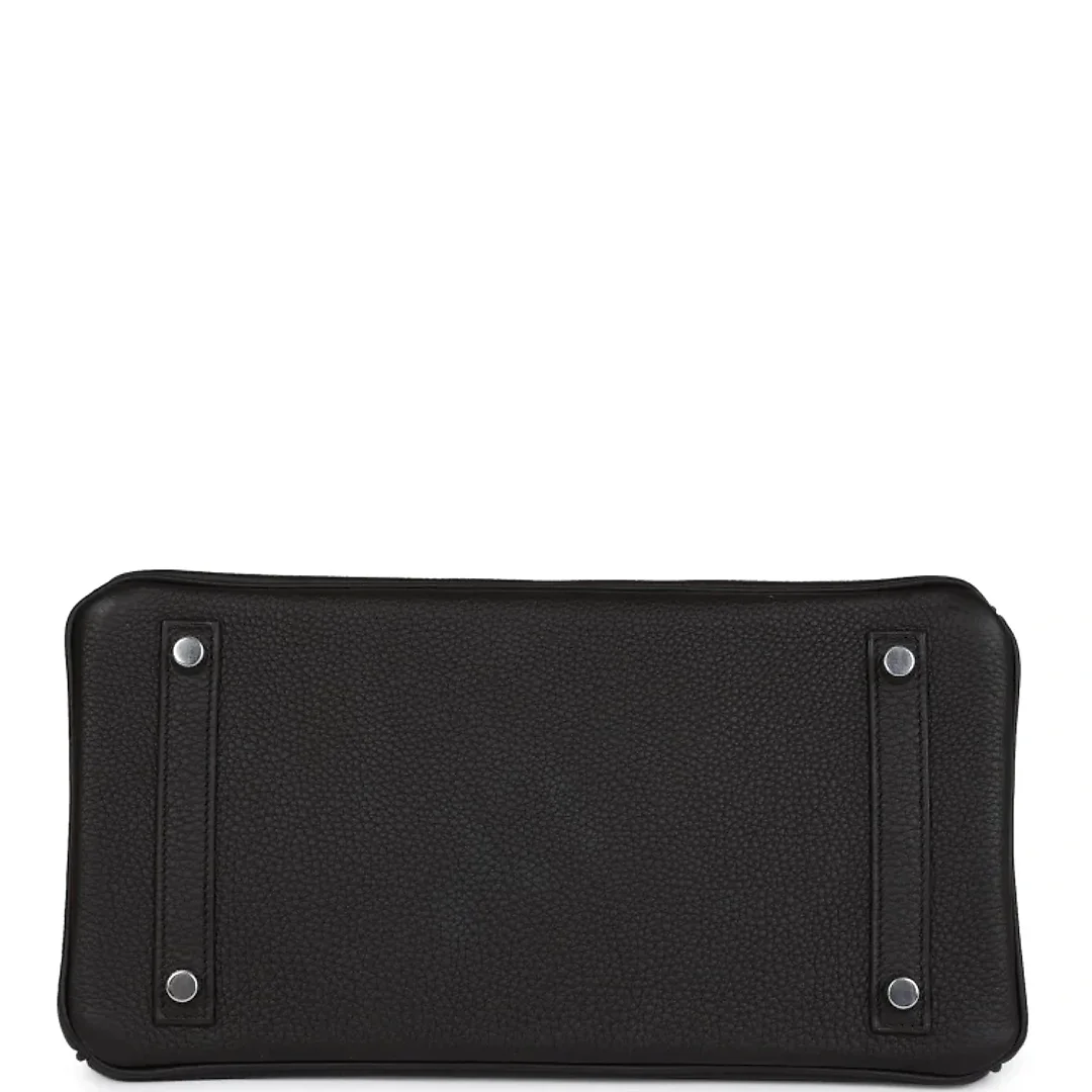 H Birkin 30 Black Togo Palladium Hardware