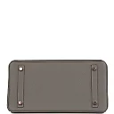 H Birkin 30 Gris Meyer Togo Rose Gold Hardware