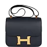 H Constance 24 Bleu Nuit Evercolor Gold Hardware