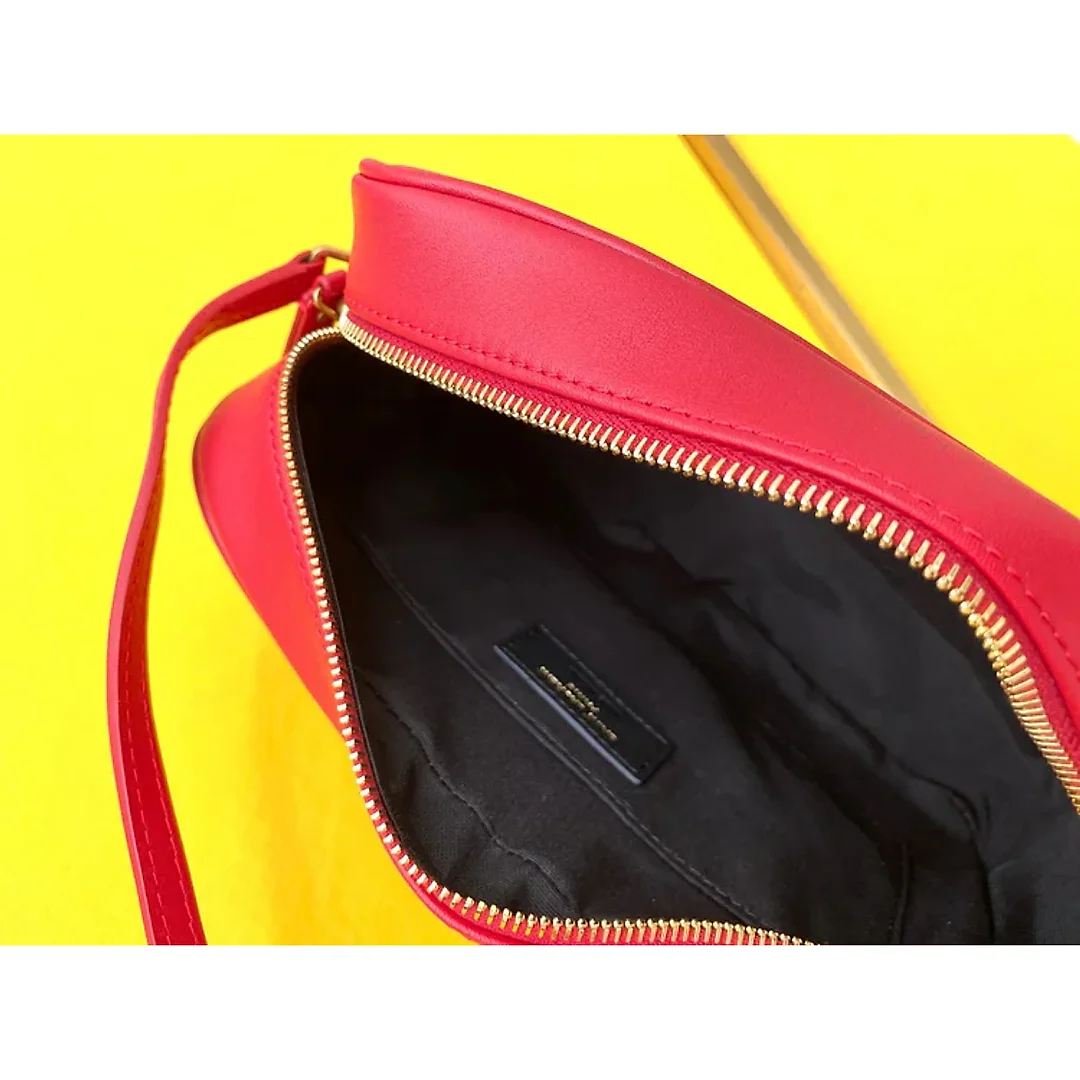 Y Lou Camera Bag In Quilted Leather