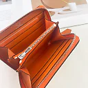 H Silk’in Empson-Barenia leather wallets size : 9.5 x 11.5 cm