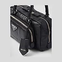 PP Antique nappa leather multi-pocket top-handle bag – Black