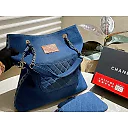 CC new arrival denim tote bag size: 30*40 cm