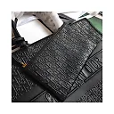 D Book Tote Bag In Black Oblique Embossed Calfskin