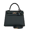 H Kelly Sellier 25 Vert Rousseau Madame and Shiny Niloticus Crocodile Touch Gold Hardware