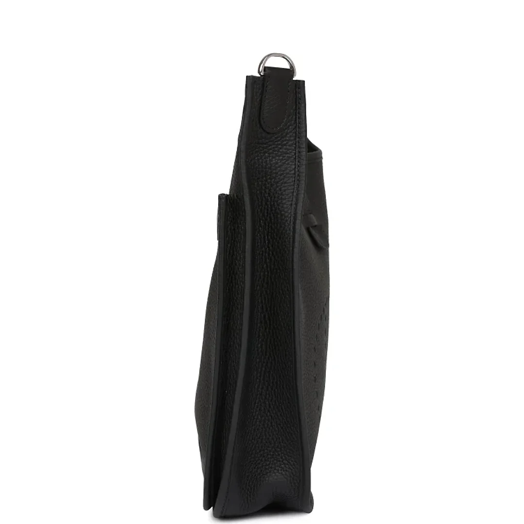 H Evelyne III PM Black Clemence Palladium Hardware