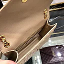 Y  ENVELOPE MEDIUM BAG IN MIX MATELASS�� GRAIN DE POUDRE EMBOSSED LEATHER