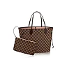 L N41603 Neverfull MM Shoulder Bag Damier Ebene Canvas