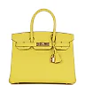 H Birkin 30 Lime Epsom Gold Hardware