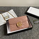 GC434 GG Marmont matelassé mini bag / 8″W x 5″H x 2.5″D