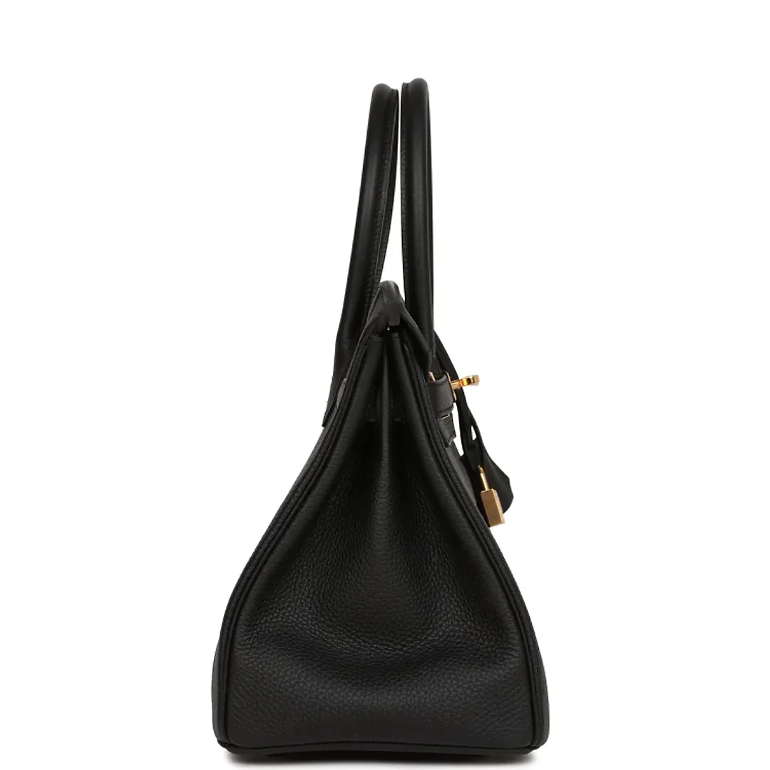 H Birkin 30 Black Togo Gold Hardware
