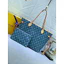 Louis neverfull denim new arrival size : 32*29*17 cm