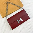H Constance empson leather bag size:22*11cm