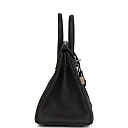 H Birkin 25 Black Togo Palladium Hardware