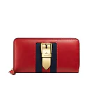 GG Sylvie leather zip around wallet 476083