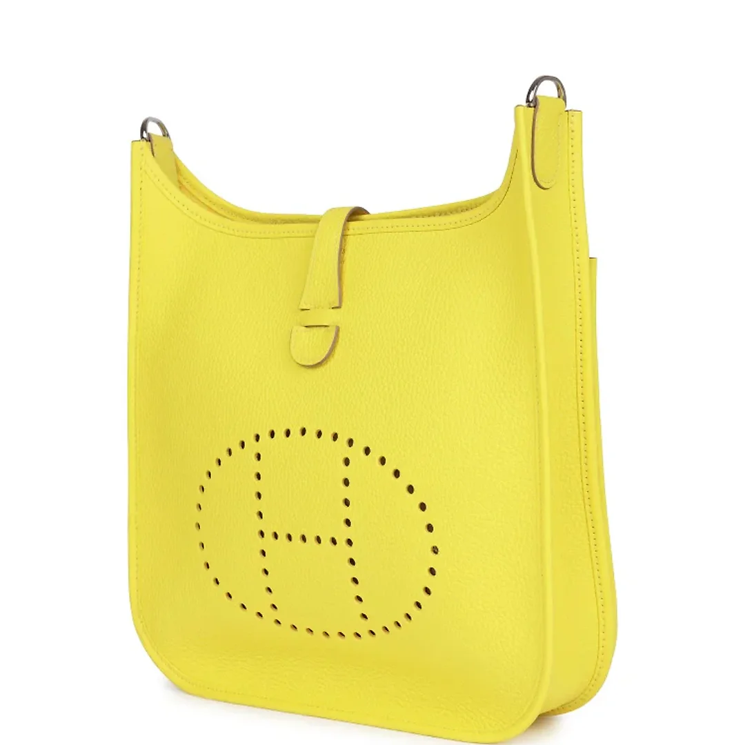 H Evelyne III PM Lime Clemence Palladium Hardware