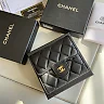 cc Small Classic Flap Wallet Black Bag For Women 10.5cm/4.1in AP0231 Y01295 C3906