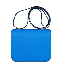 H Constance 18 Bleu Hydra Chevre Gold Hardware