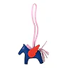 H Milo Lambskin Grigri Rodeo Pegase Horse Bag Charm PM Bleu France Mauve Syestre Capucine
