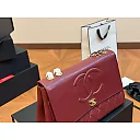 CC vintage jumbo red bag size : 34.23cm