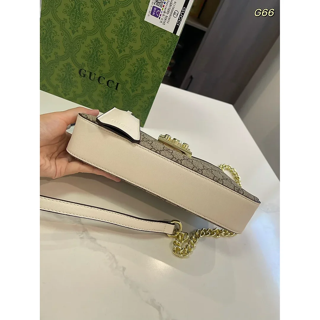 GG new arrival Padlock bag size: 25*13cm