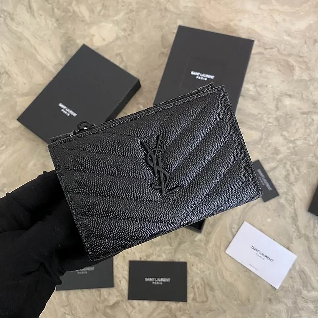 Y wallet black SIZE:13x9x1.5CM 08