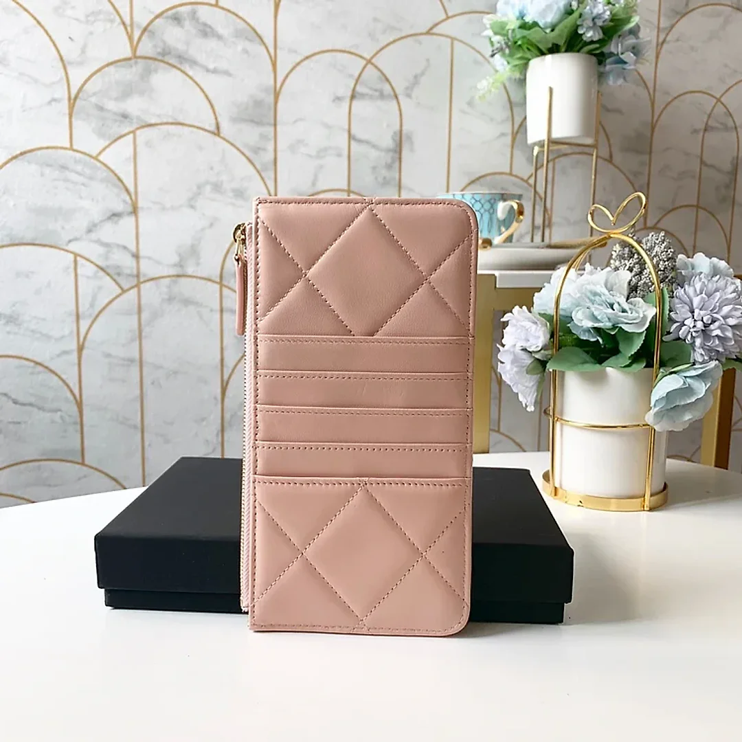 cc 19 Matelasse Phone and Card Case Pink Bag For Women 19cm/7.5in