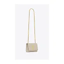 Y Kate Small Chain Bag in Grain de Poudre Embossed Leather