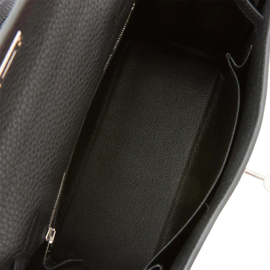 H Kelly Retourne 25 Black Togo Palladium Hardware