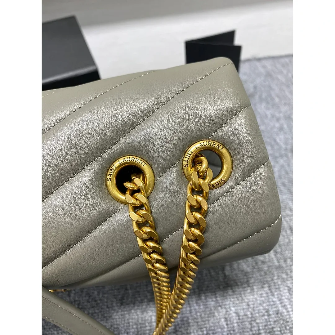 Y Loulou Medium Chain Bag In Y Leather