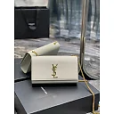 Y Kate Medium In Grain Poudre embossed Leather Bag 2 colours