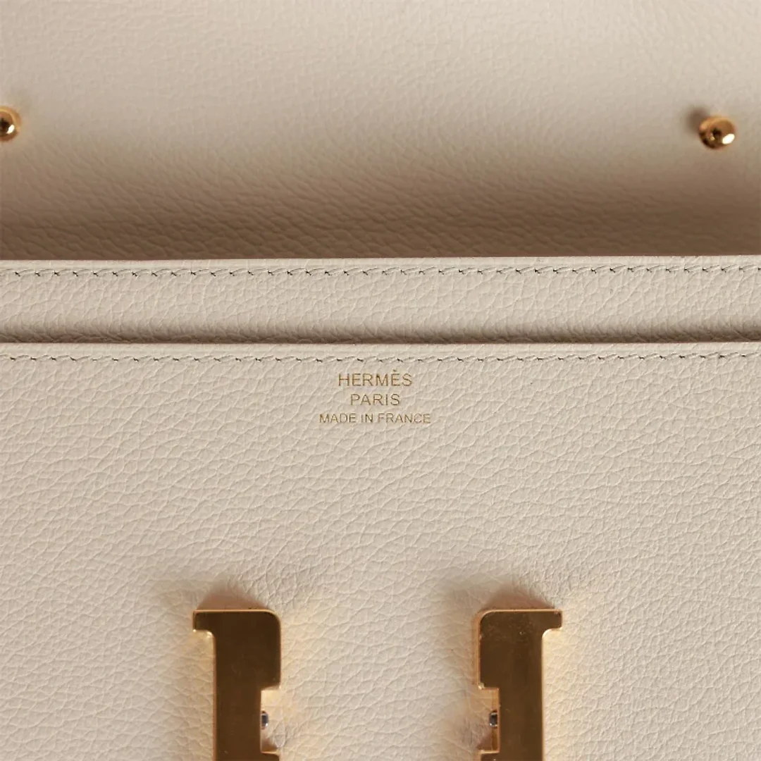 H Constance Wallet To Go Beton Evercolor Gold Hardware