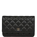 CC Wallet on Chain WOC Black Caviar Gold Hardware