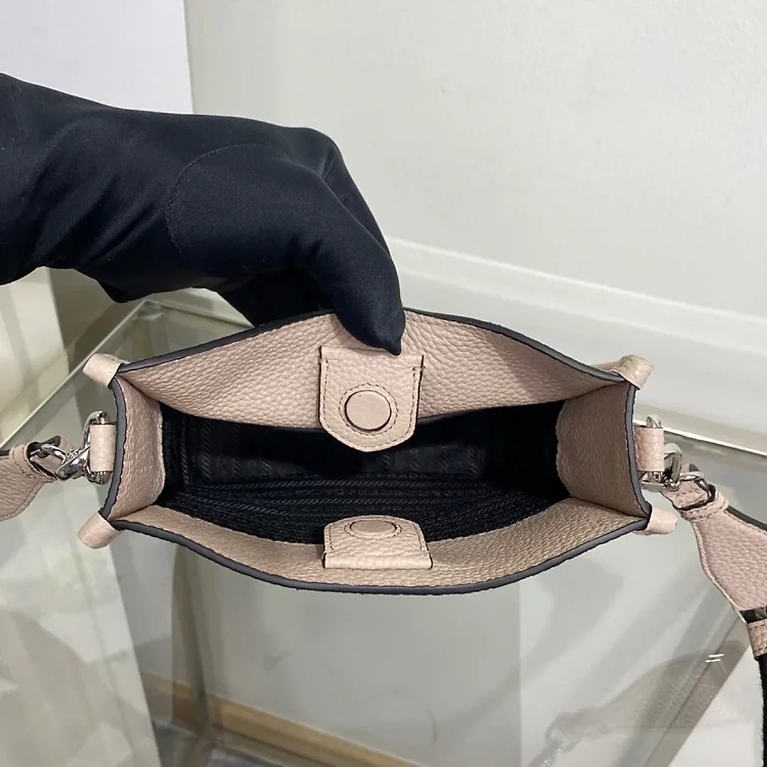Pra Mini Shoulder Bag Beige For Women, Women’s Bags 7.9in/20cm