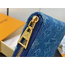 Louis new arrival Zippy Monogram denim wallet size: 11*8.5*2cm