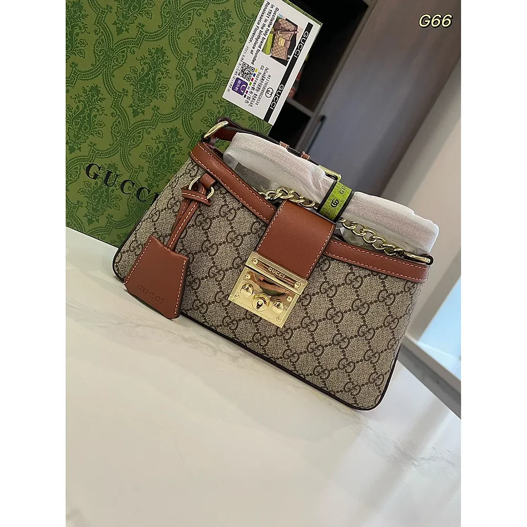 GG new arrival Padlock bag size: 25*13cm