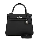 H Kelly Retourne 25 Black Togo Palladium Hardware