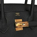H Birkin 30 Black Togo Gold Hardware