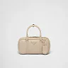 PP Small antique nappa leather top handle bag – Desert Beige