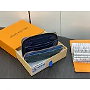 Louis new arrival Zippy Monogram denim wallet size: 11*8.5*2cm