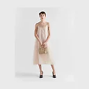 PP Medium antique nappa leather top handle bag – Desert Beige