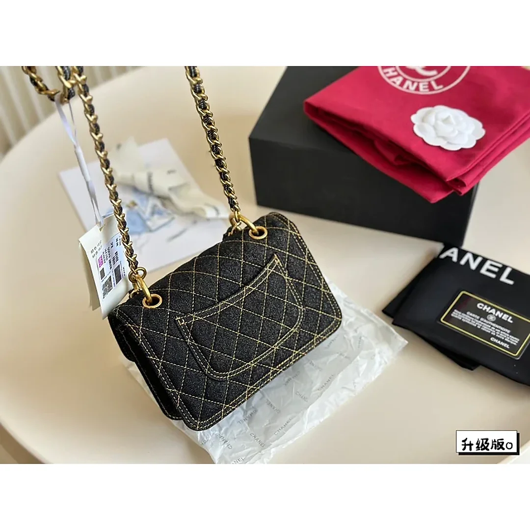 CC new arrival 23s denim bag size: 19*14 cm
