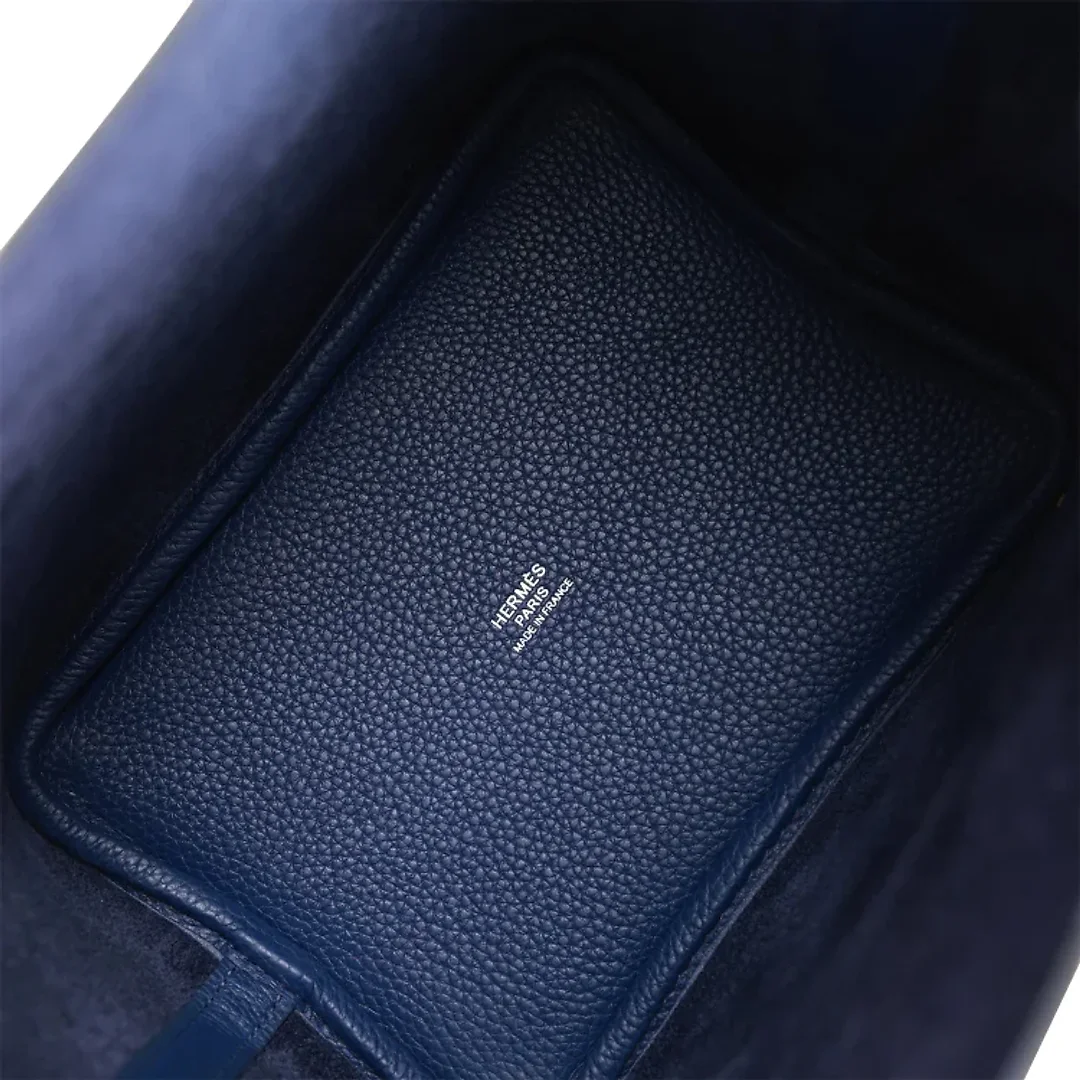 H Picotin Lock 18 Bleu Saphir Maurice Palladium Hardware
