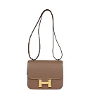 H Constance 18 Etoupe Epsom Gold Hardware