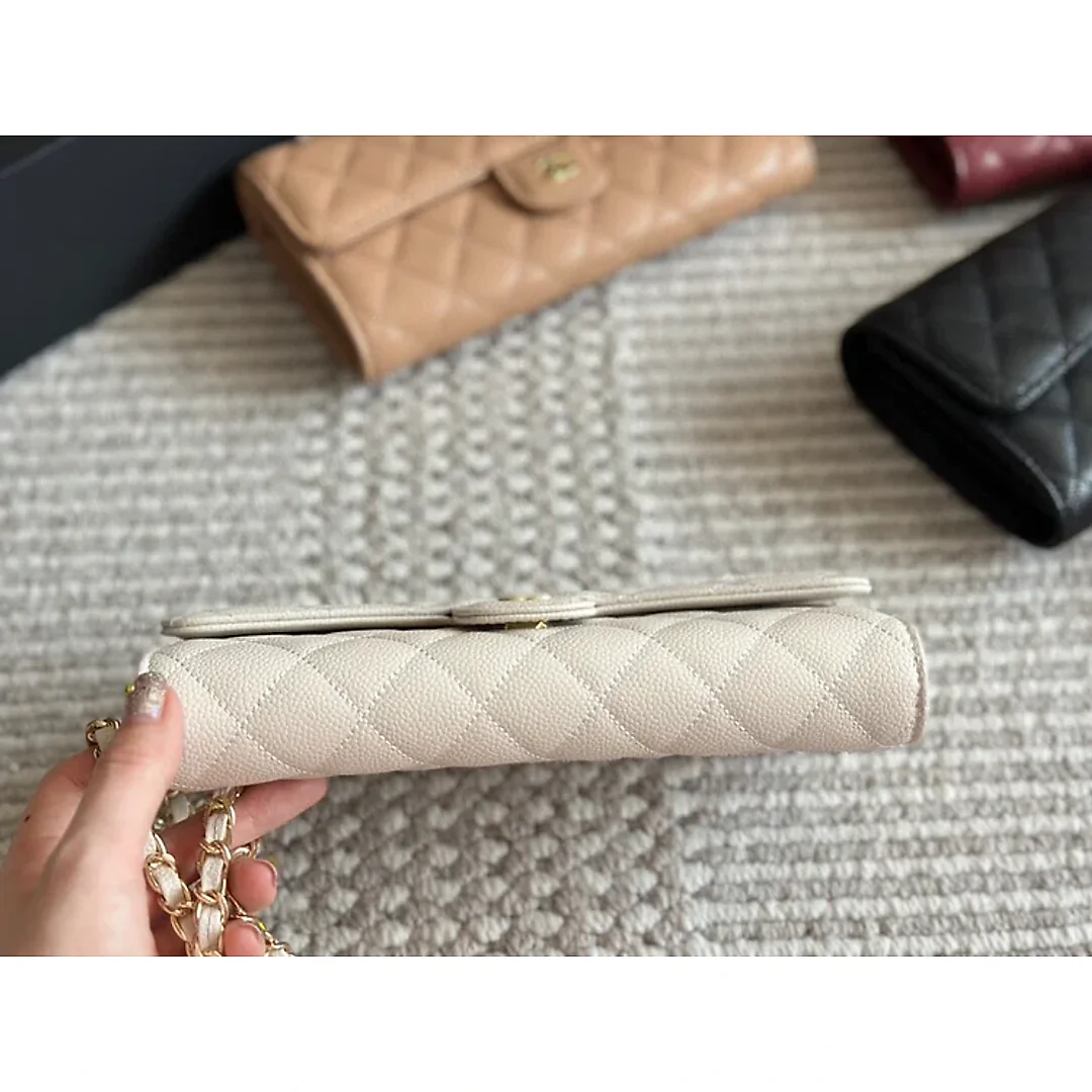 Cc new arrival woc caviar leather bag size: 22cm
