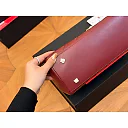 CC vintage jumbo red bag size : 34.23cm