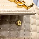 Y  ENVELOPE MEDIUM BAG IN MIX MATELASS�� GRAIN DE POUDRE EMBOSSED LEATHER