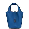 H Picotin Lock 18 Bleu France Clemence Palladium Hardware